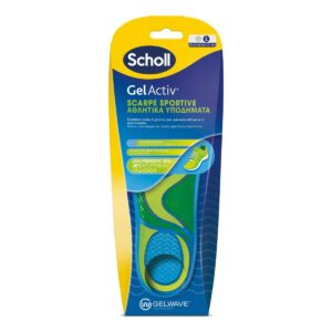 Scholl Gel Activ Πάτοι για Αθλητικά Υποδήματα & Απορρόφηση Κραδασμών Large, 1ζευγάρι