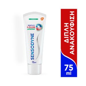 Sensodyne Sensitivity & Gum Οδοντόκρεμα για Ευαίσθητα Δόντια & Ουλίτιδα Caring Mint 75ml