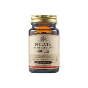 Solgar Folate 400μg (as Metafolin) Συμπλήρωμα Διατροφής με Φολικό Οξύ, 50tabs