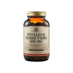 Solgar Psyllium Husks Fibre 500mg Συμπλήρωμα Διατροφής για Περιπτώσεις Χρόνιας ή Παροδικής Δυσκοιλιότητας - Συμβάλλει στον Έλεγχο του Βάρους, 200veg.caps