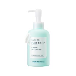 Thank You Farmer Back to Pure Daily Foaming Gel Cleanser Aφρώδες gel Καθαρισμού Προσώπου για Ευαίσθητες Επιδερμίδες, 200ml