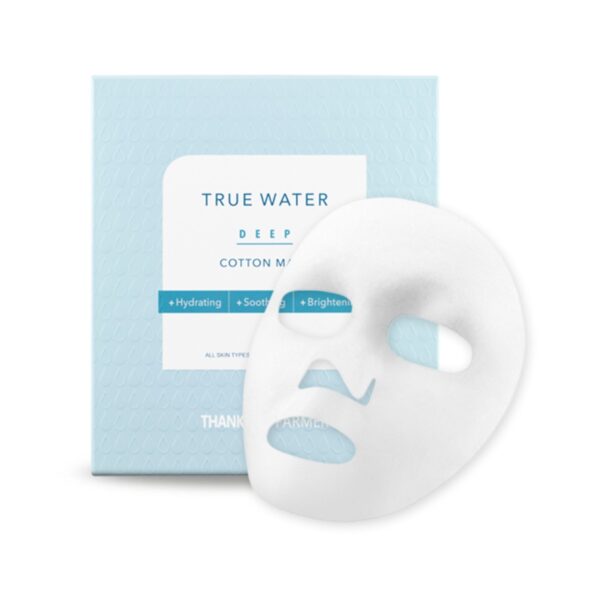 Thank You Farmer True Water Deep Cotton Mask Ενυδατική Mάσκα Προσώπου, 25ml