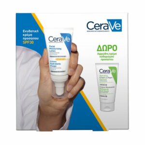 CeraVe Promo AM Facial Moisturizing Lotion SPF30 Ενυδατική Κρέμα Προσώπου, 52ml & Δώρο Hydrating Cream-to-Foam Cleanser Καθαρισμός & Ντεμακιγιάζ, 50ml, 1σετ