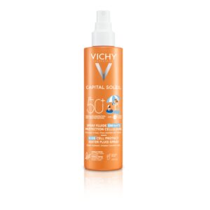 Vichy Capital Soleil Cell Protect Water Fluid Spray SPF50+ Παιδικό Αντηλιακό Σπρέι για Πρόσωπο & Σώμα, 200ml