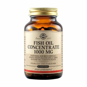 Solgar Fish Oil Concentrate Ιχθυέλαιο 1000mg 60 μαλακές κάψουλες