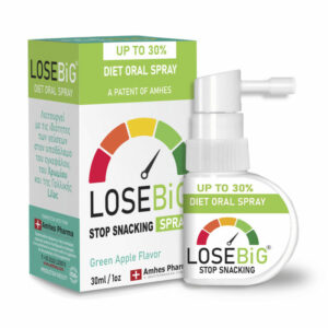 Amhes Losebig Spray Συμπλήρωμα για Αδυνάτισμα 30ml Πράσινο Μήλο