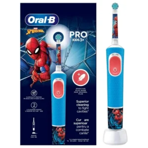 Oral-B Vitality Ηλεκτρική Οδοντόβουρτσα για 3+ Χρονών Spiderman Γαλάζια