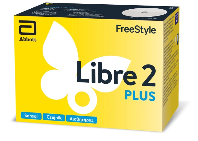 Abbott FreeStyle Libre 2 Plus Παρακολούθηση Γλυκόζης Από το Κινητό 1τμχ