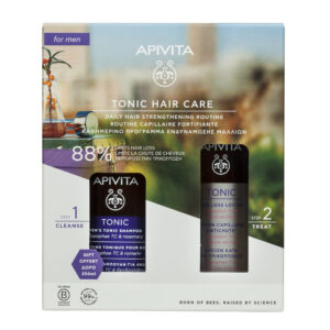 Apivita Hair Loss Men Σετ Περιποίησης Μαλλιών κατά της Τριχόπτωσης με Σαμπουάν 250ml και Λοσιόν 150ml.
