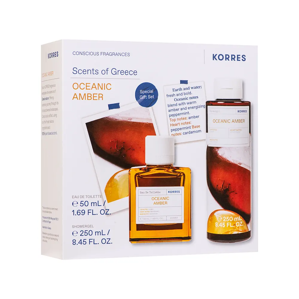 Korres Oceanic Amber Eau de Toilette 50ml + Αφρόλουτρο 250ml