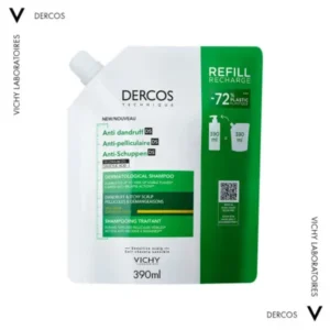 Vichy Dercos Anti-Dandruff DS Σαμπουάν Refill για Ξηρά Μαλλιά 390ml