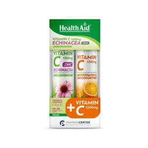 Health Aid Promo Vitamin C Echinacea Zinc, 20 Αναβράζοντα Δισκία & Vitamin C 1000mg, 20 Αναβράζοντα Δισκία