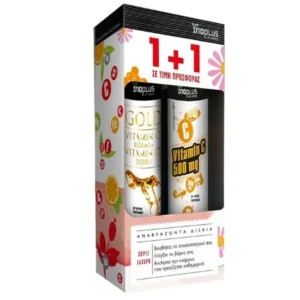 Inoplus Gold Vitamin C 1500mg & D3 2000IU 20 αναβράζοντα δισκία & Vitamin C 500 mg 20 αναβράζοντα δισκία
