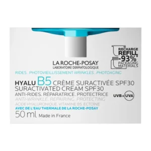 La Roche Posay Hyalu B5 Suractivated Cream SPF30 Refill Αντιρυτιδική Κρέμα για Άμεση Σύσφιξη Λείανση & Επανόρθωση 50ml
