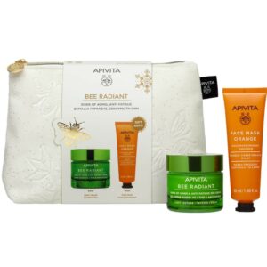 Apivita Bee Radiant Σετ Περιποίησης για Λάμψη Light 50ml και Μάσκα Πορτοκάλι 50ml