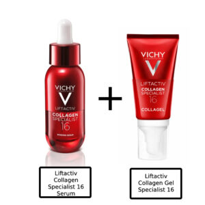 Vichy Liftactiv Collagen Specialist 16 Ενυδατικό, Αντιγηραντικό Serum Προσώπου 30ml & Vichy Liftactiv Collagen Specialist 16 Collagel 24ωρο Gel Προσώπου για Ενυδάτωση, Αντιγήρανση, Σύσφιξη με Κολλαγόνο 50ml