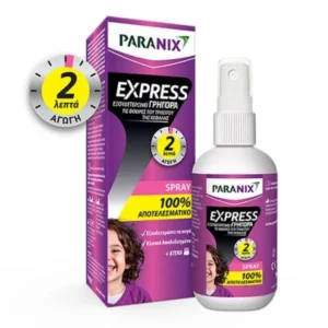 Paranix Express Αντιφθειρικό με Χτενάκι σε Spray για Παιδιά 95ml