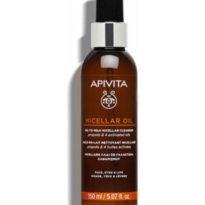 Apivita Micellar Oil Λάδι Αφαίρεσης Μακιγιάζ Προσώπου, Ματιών & Χειλιών 150ml