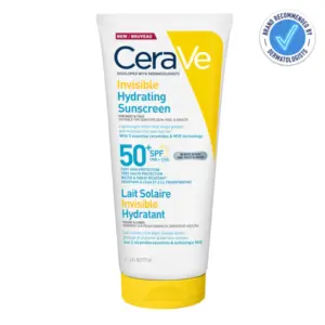 CeraVe Invisible Hydrating Sunscreen Αντηλιακό για πρόσωπο και σώμα SPF50+ 177ml