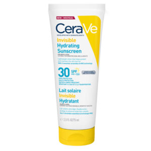 CeraVe Invisible Hydrating Sunscreen Αντηλιακό για πρόσωπο και σώμα SPF30, 75ml