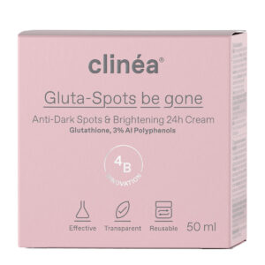 Clinea Gluta-spots Be Gone 24ωρη Κρέμα Προσώπου για Πανάδες, Λάμψη & Ερυθρότητα με Υαλουρονικό Οξύ & Νιασιναμίδη 50ml