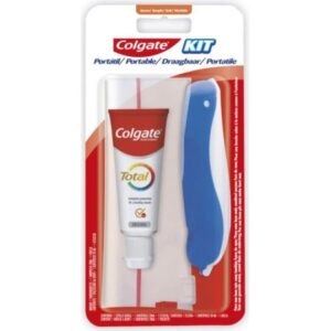Colgate Travel Size Kit Οδοντόβουρτσα Μπλε