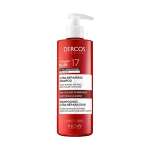 Vichy Dercos Collagen Filler Deep Repair Shampoo Against Hair Breakage 17 Volume 390ml