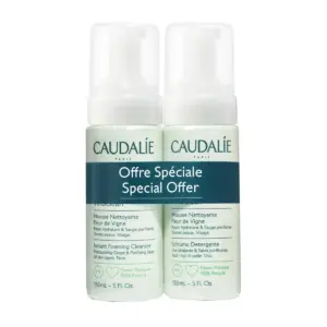 Caudalie Vinoclean Instant Foaming Cleanser Duo 150mL