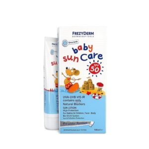 Frezyderm Baby Sun Care SPF50 Αδιάβροχο Βρεφικό Αντηλιακό Σετ Γαλάκτωμα για Πρόσωπο & Σώμα 100ml & Δώρο 50ml