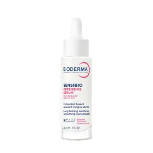 Bioderma Sensibio Defensive Καταπραϋντικό & Αντιγηραντικό Serum Προσώπου με Βιταμίνη E & Υαλουρονικό Οξύ για Αποτοξίνωση & Λάμψη 30ml