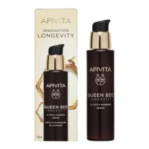 Apivita Queen Bee Longevity Αντιγηραντικό Serum Προσώπου με Πεπτίδια για Σύσφιξη & Πανάδες 30ml