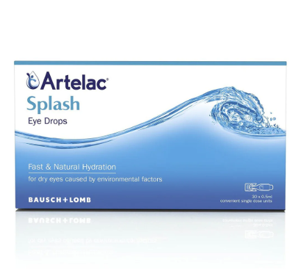 Bausch & Lomb Artelac Splash Οφθαλμικές Σταγόνες 30x0.5ml