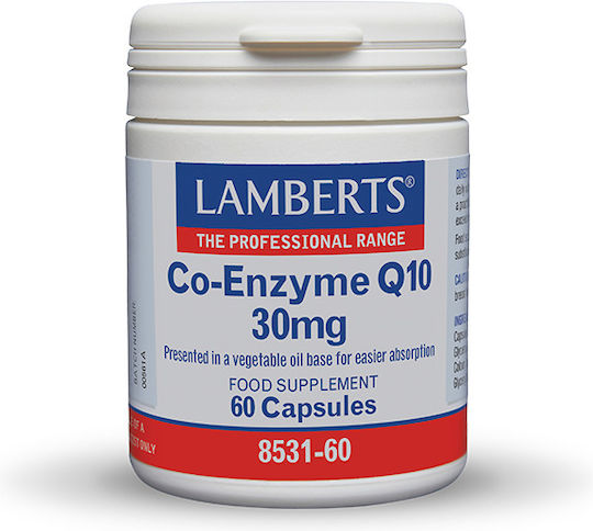 Lamberts Co-Enzyme Q10 χωρίς Γλουτένη 30mg 30 κάψουλες